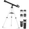 Uniprodo Teleskop - Ø 60 mm - 900 mm - Tripod-Stativ UNI_TELESCOPE_01