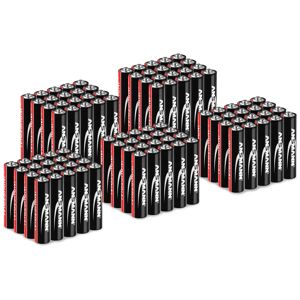 Mega-Sparset 100 x Micro AAA LR03 - Ansmann INDUSTRIAL Alkaline-Batterien - 1,5 V 1501-0004-SET2