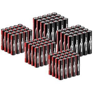 100 x Micro/Mignon-Mix (60 x AAA LR03 + 40 x AA LR6) - Ansmann INDUSTRIAL Alkaline-Batterien - 1,5 V 1501-0004-SET3