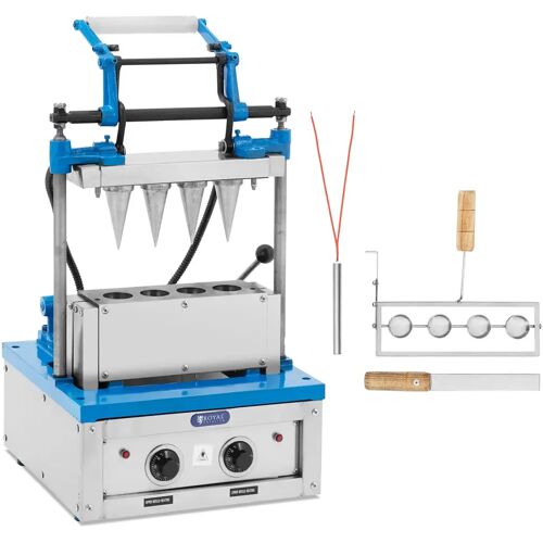 Eiswaffelmaschine - 4200 W - 100 - 120 Stk/h - 60 - 120 s - Royal Catering RC_WMS_17