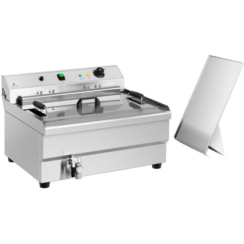 Fettbackgerät - 25 l - 9000 W - Ablasshahn - Royal Catering RCBG-30STHB