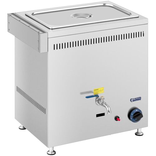 Royal Catering Gas Bain Marie - 3300 W - GN 1x 1/1 - 0,02 bar - G20 RC-BMG6020H