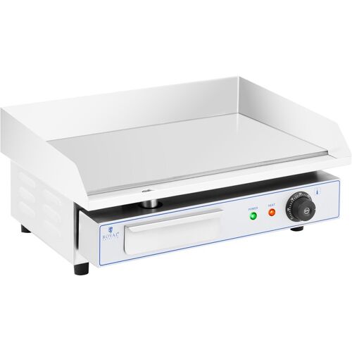 Elektro Grillplatte - 550 x 350 mm - Royal Catering - glatt - 3000 W RC-EG002
