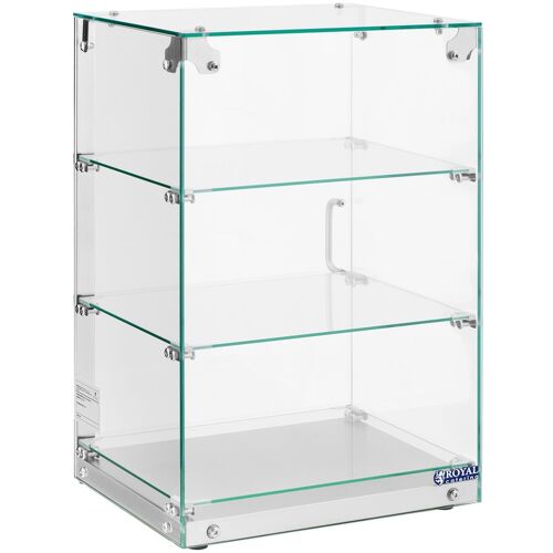 Royal Catering Kuchenvitrine - 60 l - 3 Ebenen RCKV-03-N