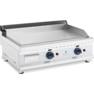 Royal Catering Doppel-Gasgrill - 74,5 x 40 cm - glatt - 2 x 3.100 W - Erdgas - 20 mbar RC-GGF750