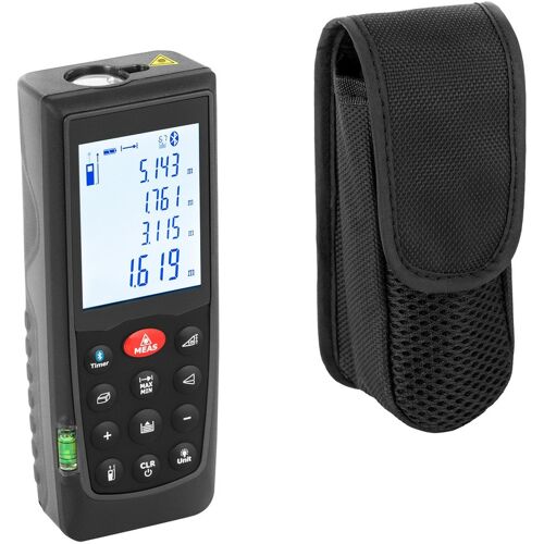 Steinberg Laser-Entfernungsmesser - bis 70 m - 1,5 mm Genauigkeit - Bluetooth - IP54 - Wasserwaage SBS-LDM-110