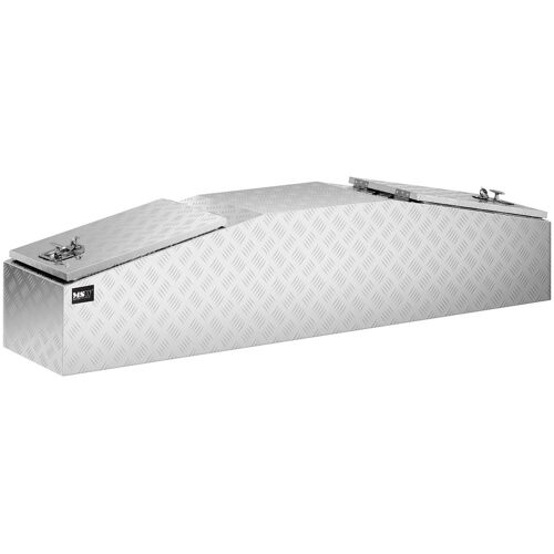 MSW Alubox - Riffelblech - 177 x 40 x 40 cm - 280 L - abschließbar MSW-ATB-1770