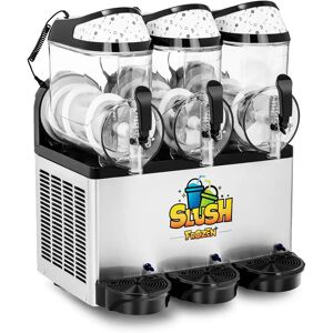 Royal Catering Slush-Maschine - 3 x 10 l - LED RCSL 3/10