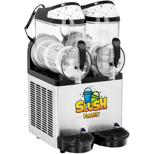 Slush-Maschine - 2 x 12 l - LED - Royal Catering RCSL 2/10