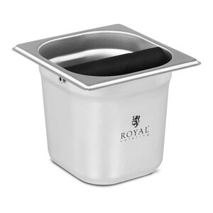 Royal Catering Espresso Klopfbehälter - GN 1/6 - 2200 ml - mit Abklopfstange RCKM-24
