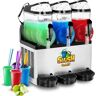 Royal Catering Slush-Maschine - 3 x 10 l - LED RCSL 3/10