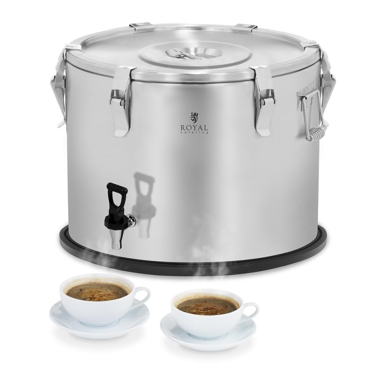 Royal Catering Thermobehälter - Edelstahl - 50 L - mit Ablasshahn 10010285