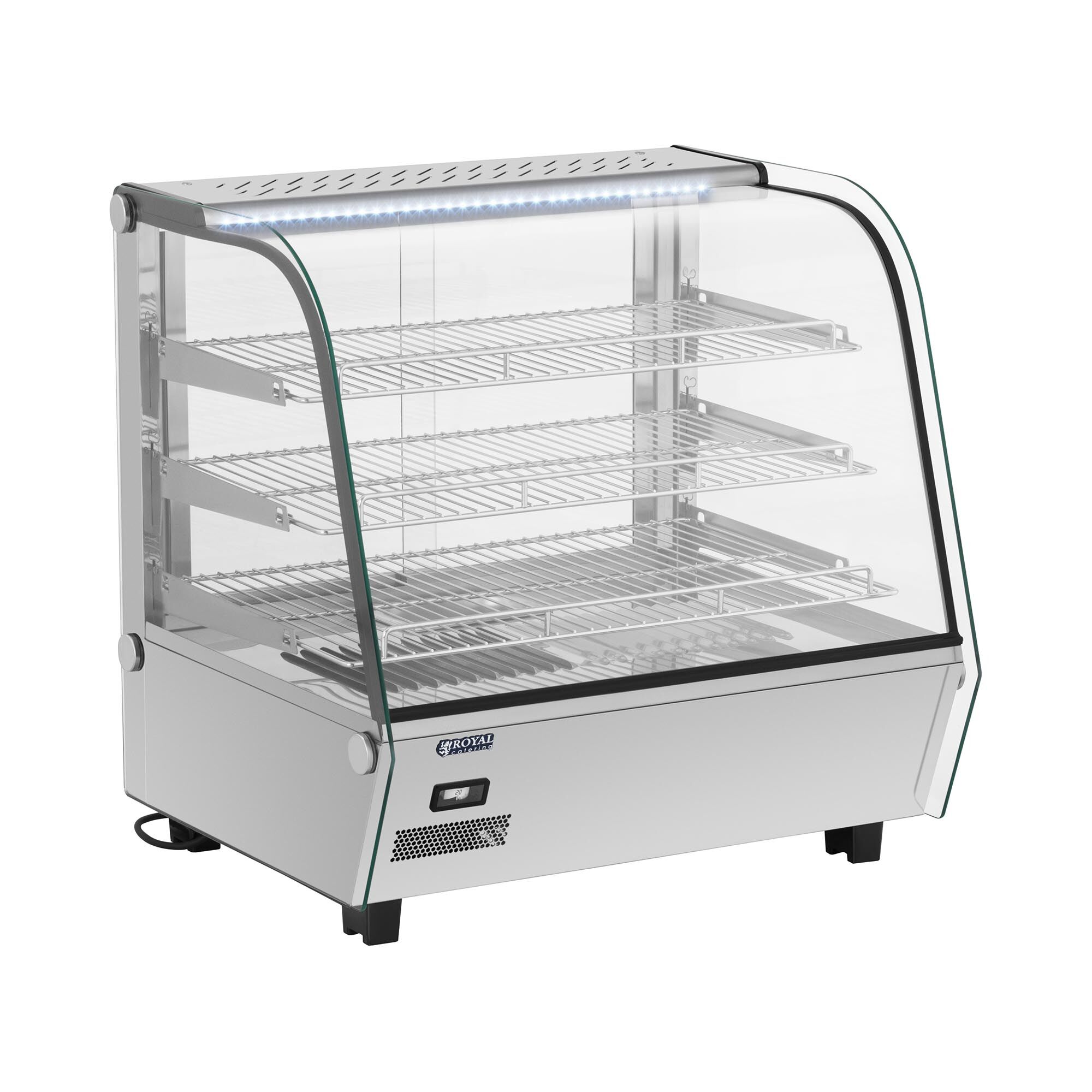 Royal Catering Heiße Theke - 120 L - 1.100 W - Beleuchtung 10011906