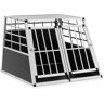 Wiesenfield Hundetransportbox - Aluminium - Trapezform - 85 x 95 x 69 cm WIE-TB1-XXL