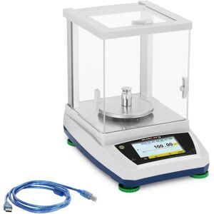 Steinberg Systems Präzisionswaage - 600 g / 0,01 g - Ø 115 mm - Touch-LCD - großer Glaswindschutz SBS-LW-600-MAX