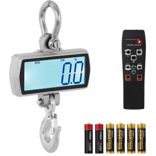 Steinberg Systems Kranwaage - 500 kg / 0,1 kg - LCD - digital - Fernbedienung SBS-KW-500SLIM