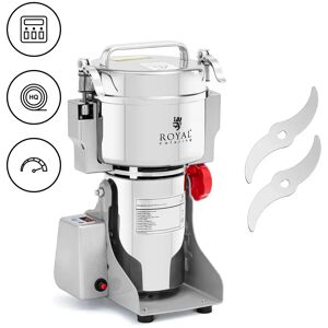 Gewürzmühle elektrisch - 800 g - 17 x 9 cm - 2100 W - digital - Royal Catering RCMZ-800D