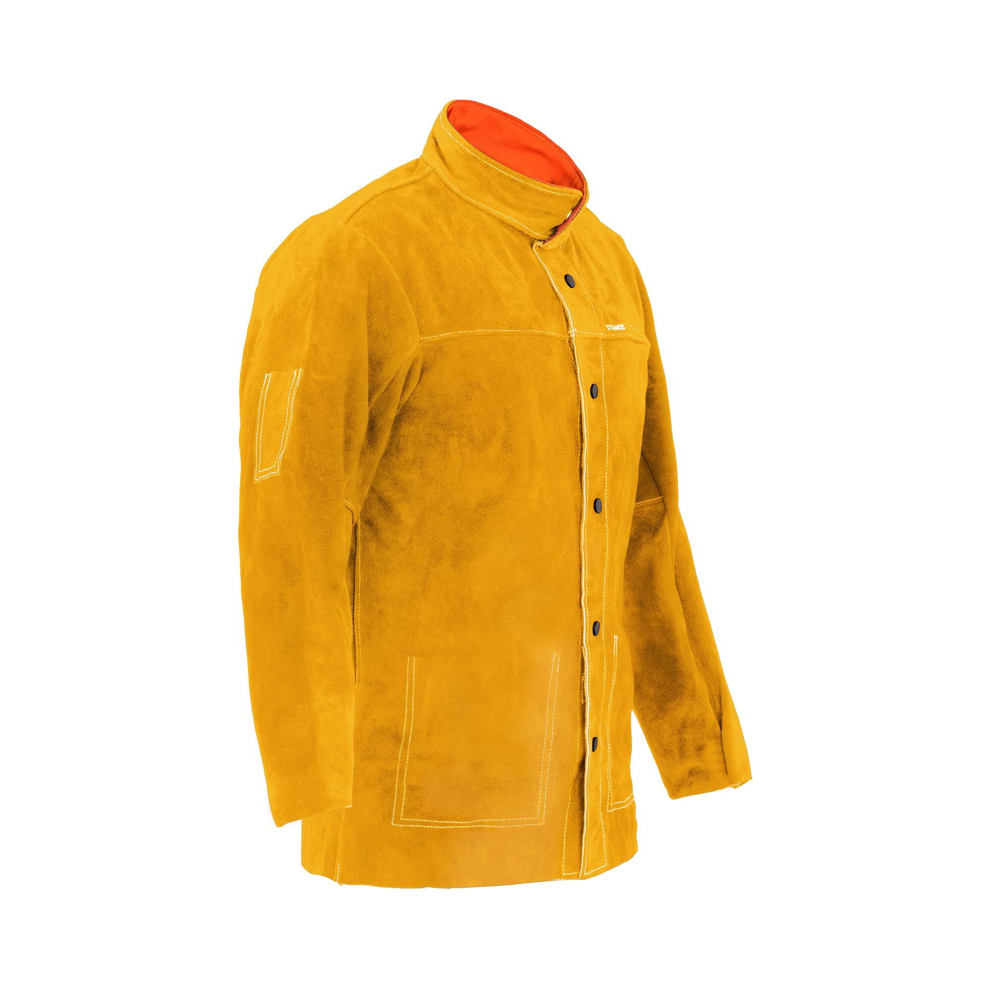 Stamos Welding Group Schweißerjacke aus Rindspaltleder - gold - Größe M 10021098