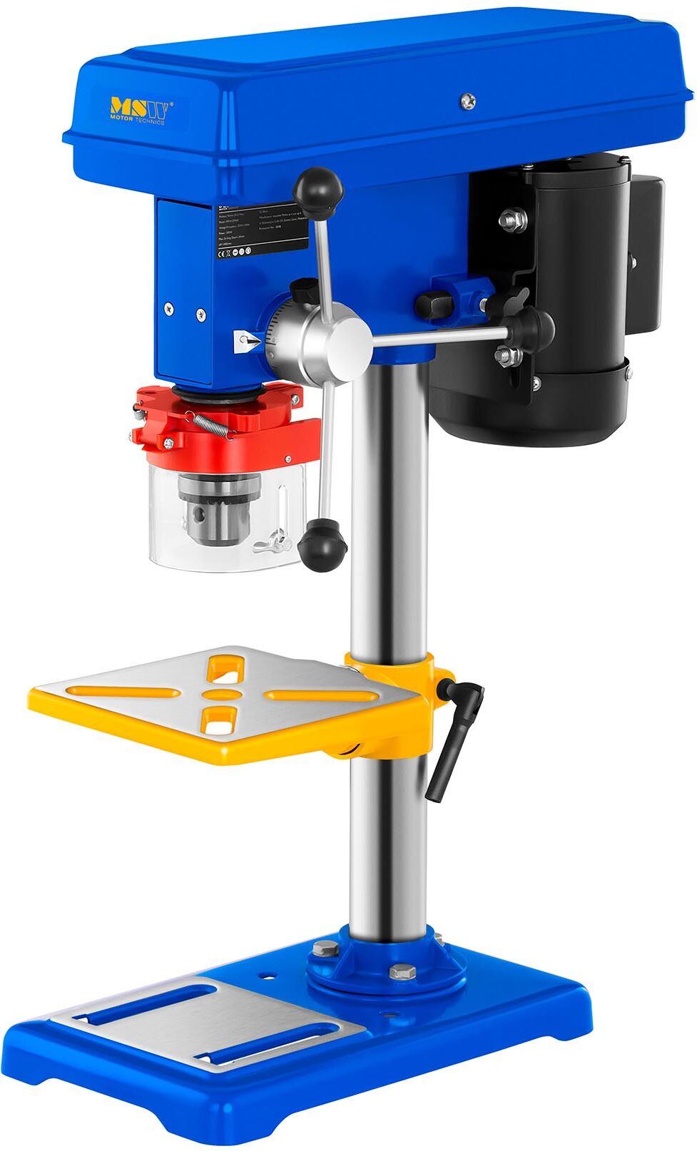 MSW Ständerbohrmaschine - 500 W - 9 Leistungsstufen 10060489