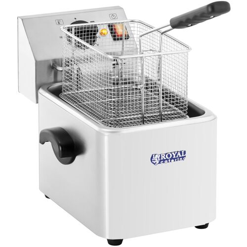 Elektro-Fritteuse - 8 l - 2500 W - EGO-Thermostat - Royal Catering RCEF 08E-EGO