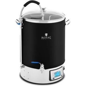 Royal Catering Braukessel mit Isolierung - 40 L - 2500 W - 10 - 100 °C - Edelstahl - LCD-Anzeige - Timer RCBM-40IN