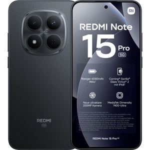 Xiaomi Redmi Note 15 Pro 256 GB black mit Allnet Flat XS mit GB+ Xiaomi Redmi Note 15 Pro 256 GB black mit Allnet Flat XS mit GB+