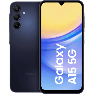 Samsung Galaxy A15 5G 128 GB blue black mit congstar X Flex