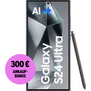Samsung Galaxy S24 Ultra 512 GB titanium black mit Allnet Flat L mit GB+