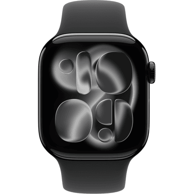 Apple Watch 11 GPS 42mm Alu diamantschwarz, Sport schwarz S/M mit Allnet Flat XS Apple Watch 11 GPS 42mm Alu diamantschwarz, Sport schwarz S/M mit Allnet Flat XS