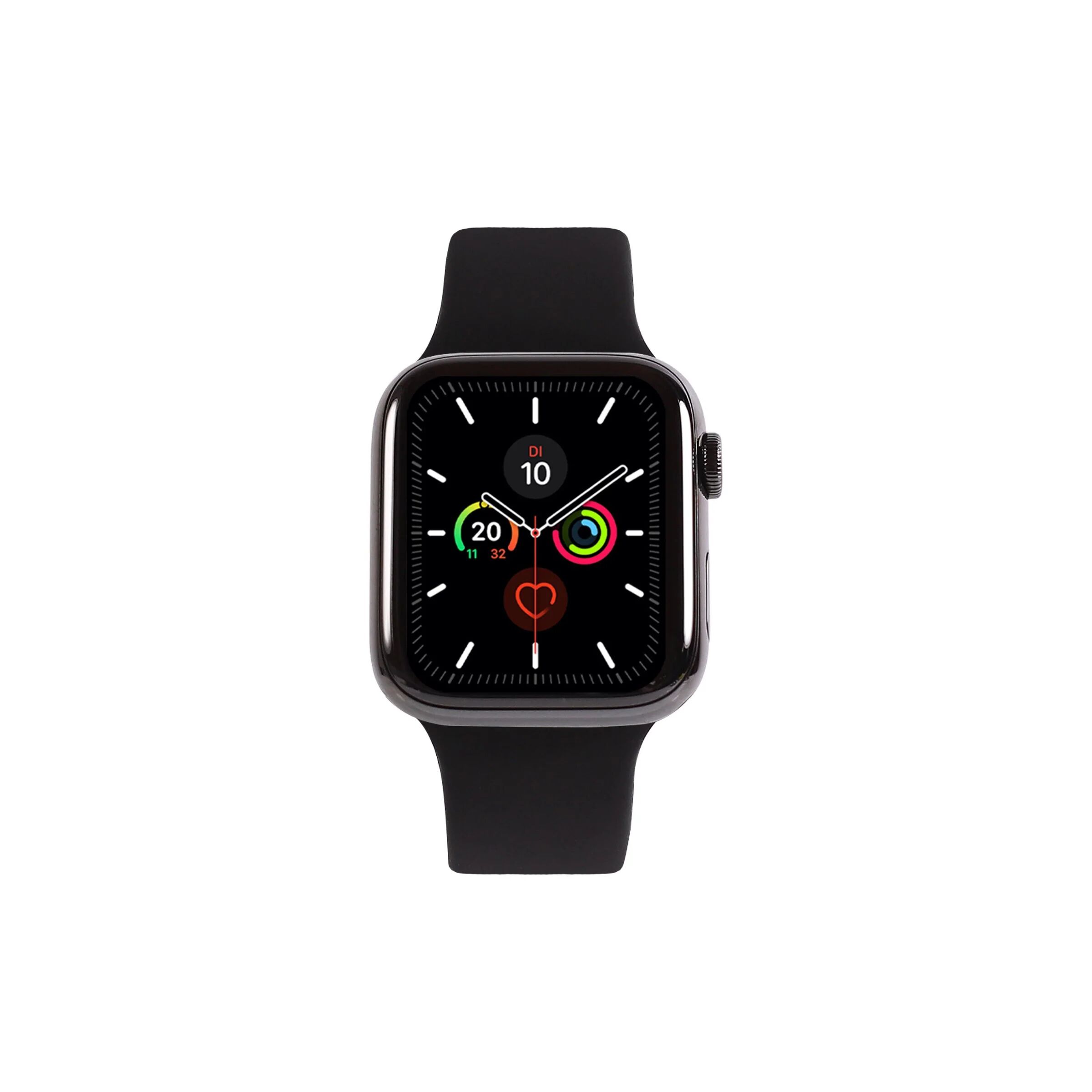 Apple Watch Series 5 Edelstahl 44 mm Gebraucht / GPS + LTE / Space Schwarz