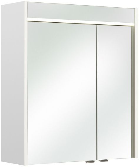 Pelipal Piolo Spiegelschrank Treviso I mit LED-Beleuchtung 60x20x70cm Weiß