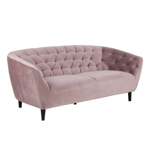 AC Design Ria 3-Sitzer Sofa Rosa