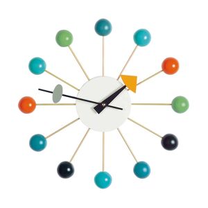 Vitra Ball Clock Wanduhr  bunt