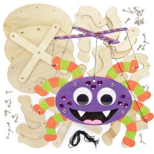 Ross Spinnen Marionetten-Bastelsets aus Holz (3 Stück)