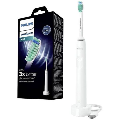 Philips Sonicare 2100 HX3651/13 Elektrische Zahnbürste Schallzahnbürste Weiß -