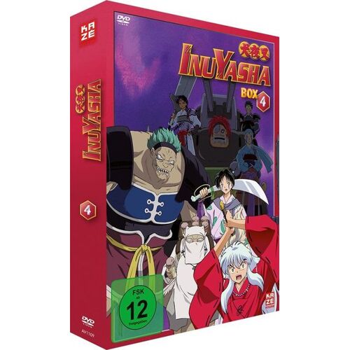Kaze Anime (AV Visionen) InuYasha - TV-Serie - DVD-Box 4 - New Edition [6 DVDs] -19.3 x 13.6 x 2.5 cm