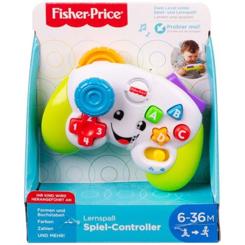 Mattel - Fisher-Price Lernspaß Spiel-Controller, Baby-Spielzeug, Lernspielzeug Baby -10.3 x 16.5 x 12.0 cm