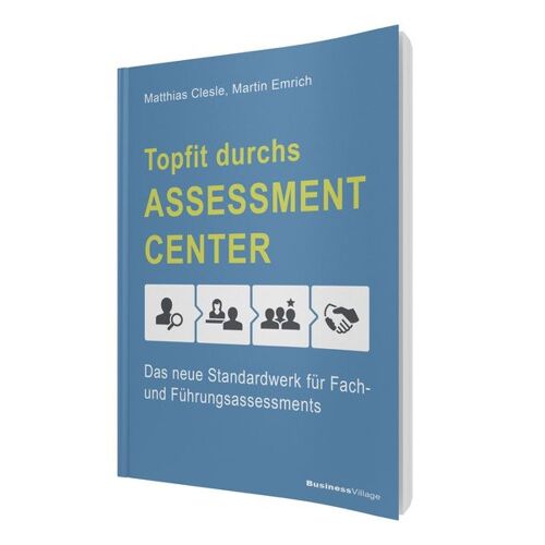 BusinessVillage Topfit durchs As­sess­ment-Cen­ter -21.9 x 16.1 x 2.7 cm