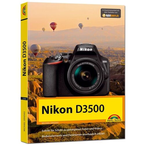Markt + Technik Verlag Nikon D3500 - Das Handbuch zur Kamera -21.2 x 15.1 x 1.8 cm