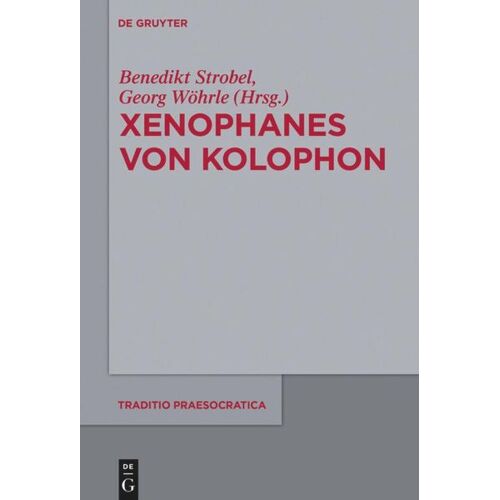 De Gruyter Xenophanes von Kolophon -23.6 x 16.0 x 3.6 cm