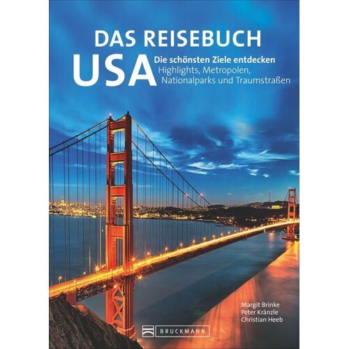 Bruckmann Das Reisebuch USA -25.6 x 20.1 x 3.2 cm