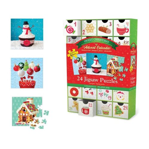 Puzzle Adventkalender - Sweet Christmas. 1200 Puzzleteile