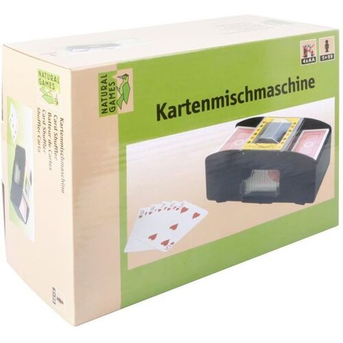 VEDES Großhandel GmbH - Ware Natural Games Kartenmischmaschine elektrisch -21.0 x 9.5 x 15.9 cm