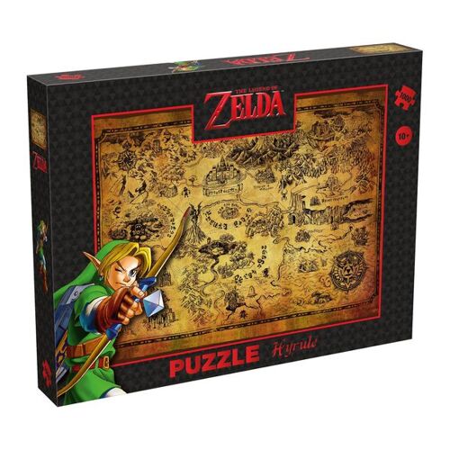 Winning Moves 45490 - Zelda, Hyrule, Puzzle, 1000 Teile