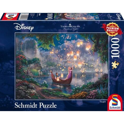 Schmidt 59480 - Puzzle Thomas Kinkade, Disney Rapunzel