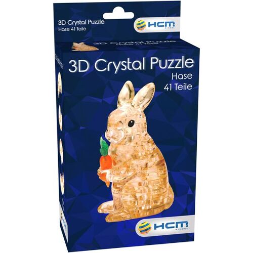 Jeruel Industrial - Crystal Puzzle - Hase -5.0 x 9.5 x 17.5 cm