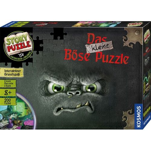 KOSMOS - Story Puzzle - Das kleine böse Puzzle, 200 Teile -23.9 x 33.2 x 4.4 cm