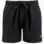 Puma Swim Herren Mittellange Badeshorts mit sichtbarem Kordelzug   Mit Aucun   Schwarz   Größe: XL