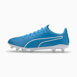 Puma KING Pro FG Fußballschuhe   Mit Aucun   Blau/Weiß   Größe: 38.5