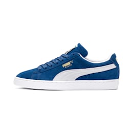Puma Suede Classic+ Sneaker Schuhe Für Herren   Mit Aucun   Blau/Weiß   Größe: 51